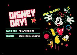 Disney Day flyer